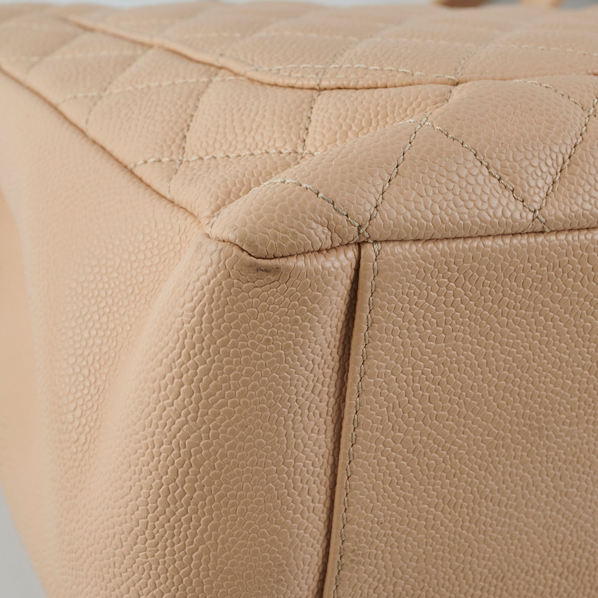 Chanel GST Caviar Grand Shopping Tote Bag in Beige - Luxury Designer Handbag for Women, Perfect for Work, Travel & Everyday Use
