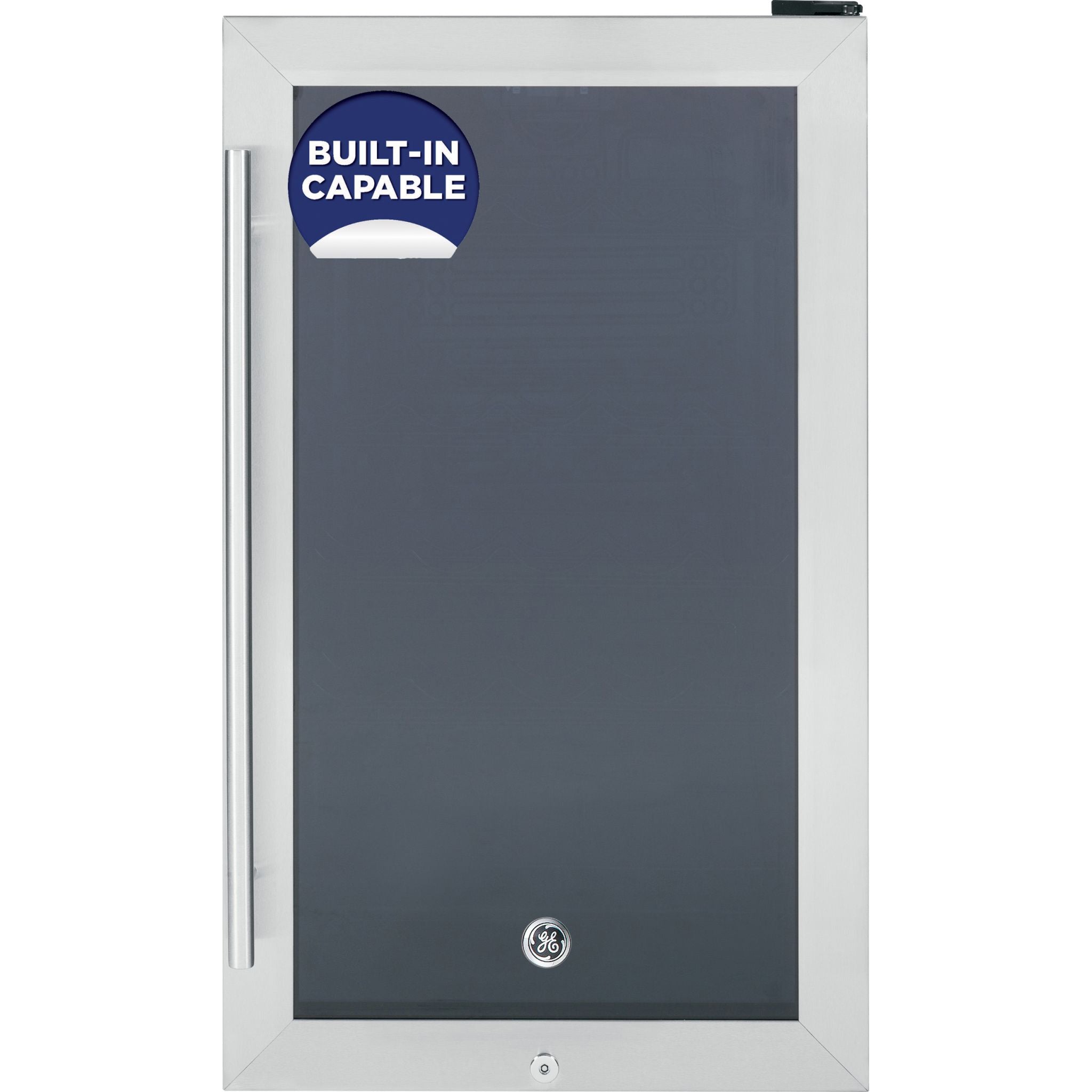 GE GWS04HAESS 24 Inch Built-In Wine Cooler Refrigerator - Stainless Steel, 46 Bottle Capacity, Dual Zone Cooling - Perfect for Home Bars, Restaurants, and Wine Cellars