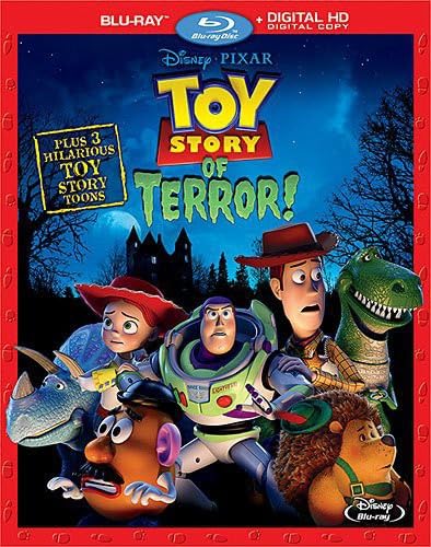 Toy Story of Terror Blu-ray - Disney Pixar Animated Movie for Kids & Families - Perfect for Halloween Movie Nights & Family Entertainment