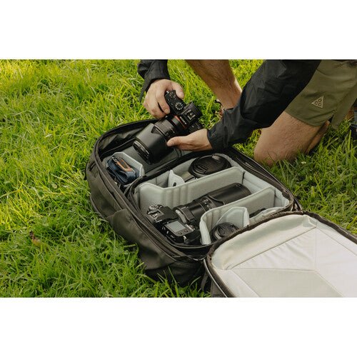 Peak Design Camera Cube V2 - Waterproof DSLR Camera Bag for Travel & Photography (Black, Large) - Perfect for Hiking, Air Travel & Outdoor Adventures
