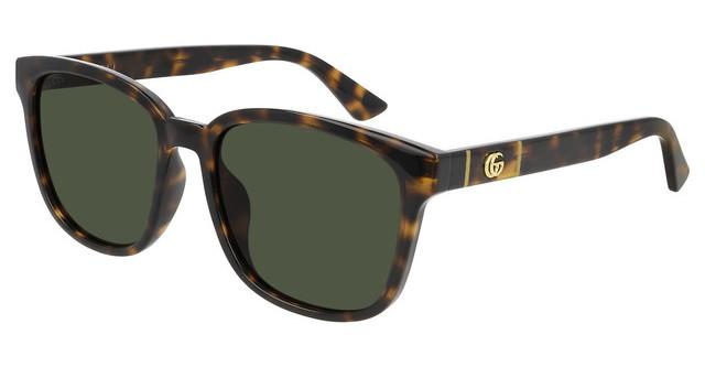 Gucci GG0637SK Unisex Marmont Sunglasses - Brown Tortoiseshell Frame & Gold Logo - Perfect for Outdoor Activities, Beach & Fashion Accessories