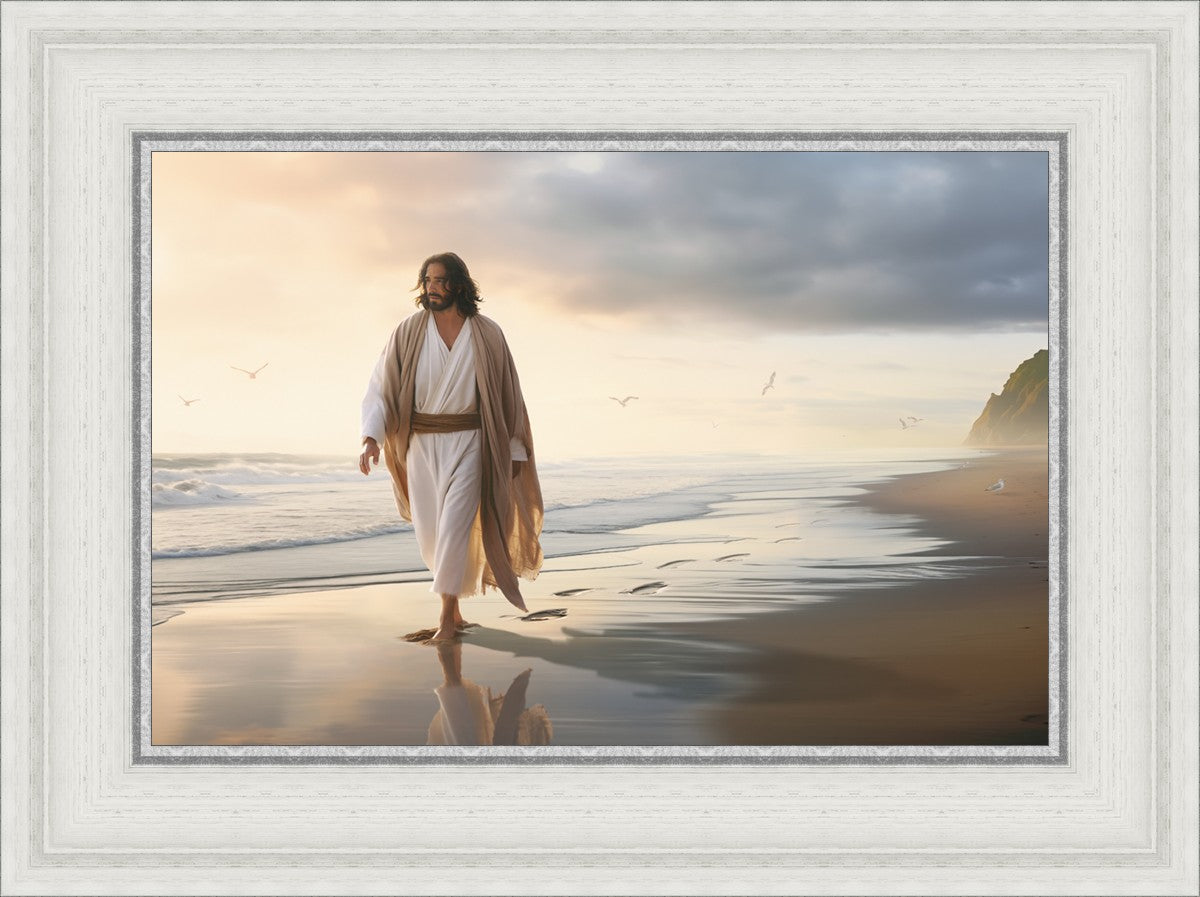 Man of Solitude by Laci Gibbs - Inspirational Wall Art for Home Office Decor & Man Cave Gifts