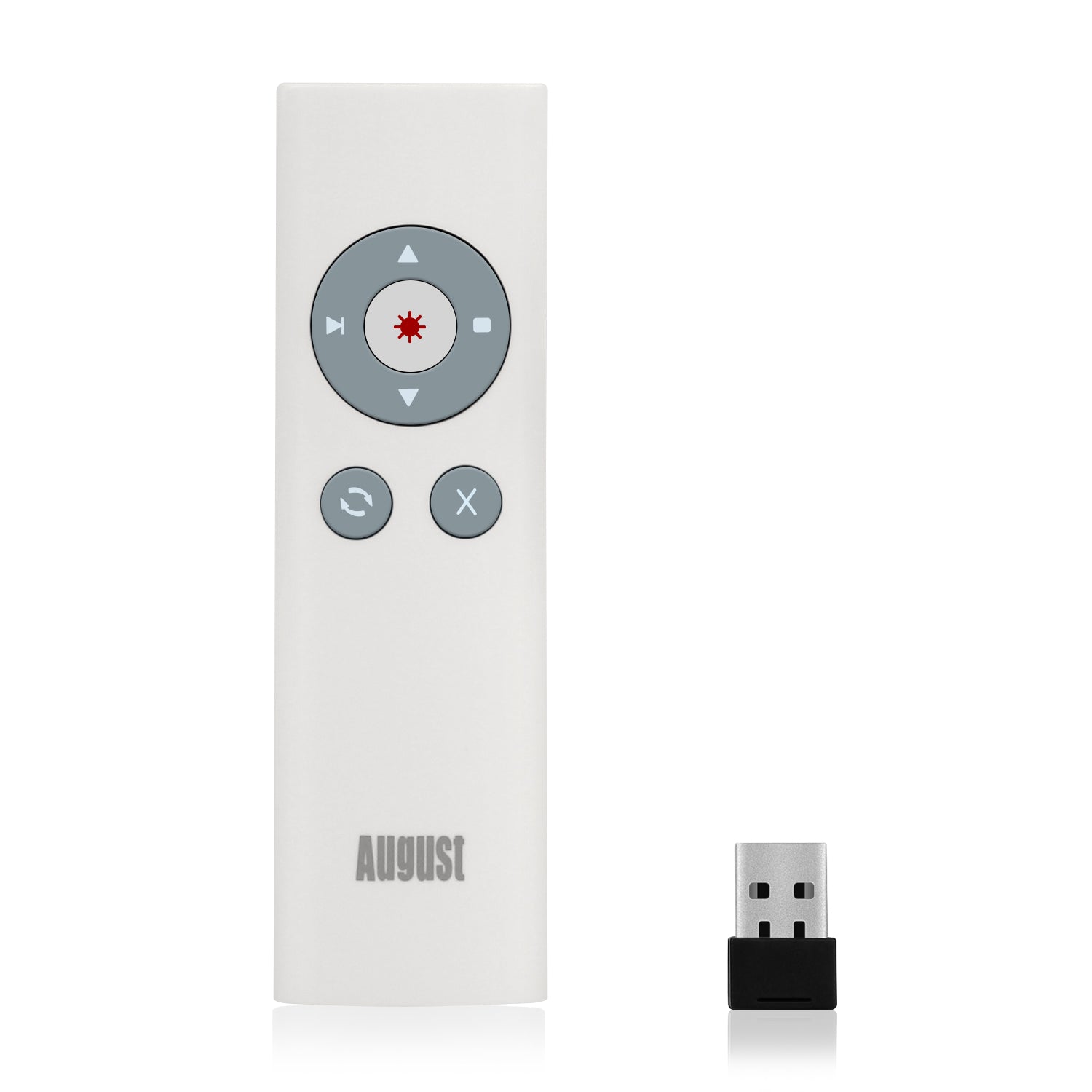 August LP200 Presentation Remote with Shortcut Keys - ALT TAB PPT Clicker for PowerPoint Presentations, Google Slides & Online Meetings