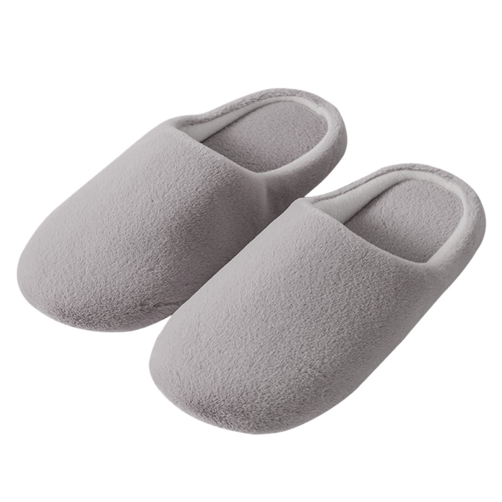 **Arch Support Slippers for Women - Comfortable House Shoes with Round Toe, Flats Design - Plus Size 10 - Perfect for Relaxing at Home, Lounging & Indoor Comfort**