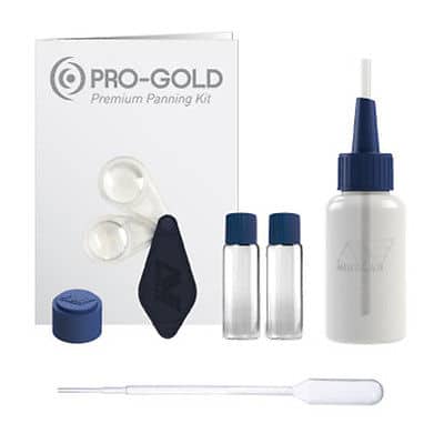 Minelab PRO GOLD Gold Panning Kit - 2 Gold Pans, Classifier & Accessories for Prospecting, Mining & Outdoor Adventures