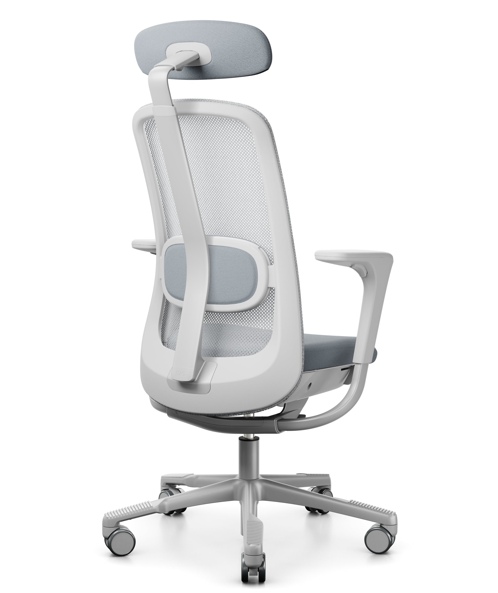 HÅG SoFi Mesh 7500 Ergonomic Office Chair with Adjustable Headrest - Light Grey - Comfortable Desk Chair for Home Office & Workspace