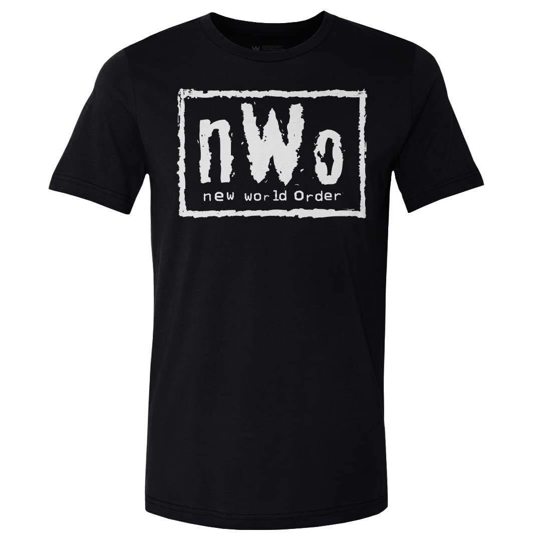 NWO Shirt for Men - Official WWE Wrestling T-Shirt with White NWO Logo - Perfect for Wrestling Fans, Gym Workouts & Casual Wear