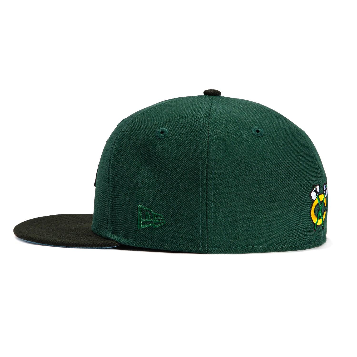New Era 59Fifty Chicago Blackhawks 2010 Stanley Cup Patch Snapback Hat - Green & Black - Official NHL Licensed Cap for Hockey Fans & Sports Enthusiasts - Perfect for Games, Collecting & Streetwear Fashion