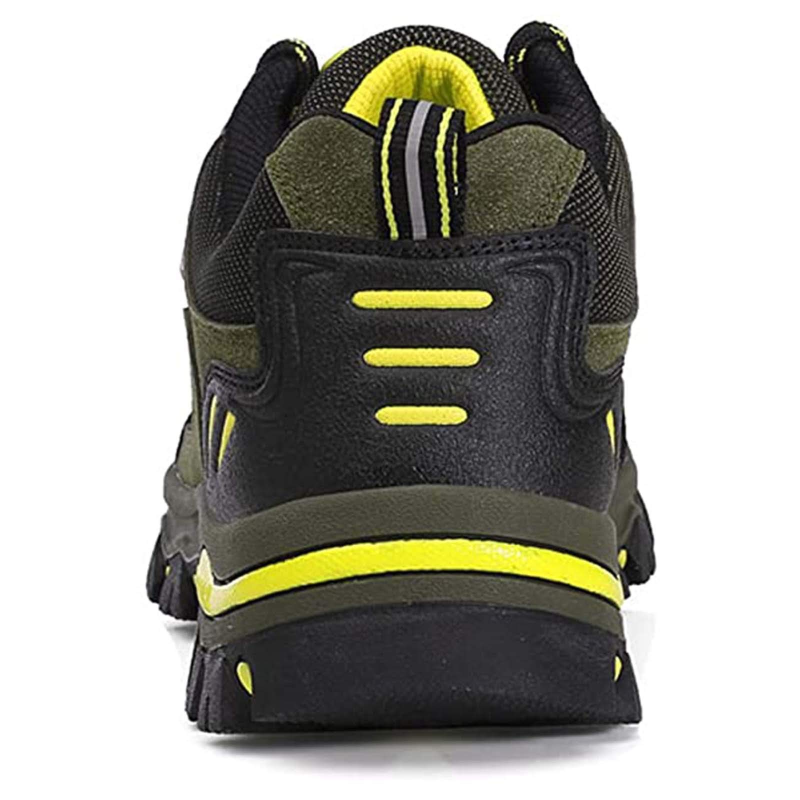 NJGRAE Women's Running Shoes - Lightweight Mesh Fitness Trainers for Hiking, Trekking & Outdoor Sports | Waterproof Climbing Shoes for Women | Perfect for Gym, Trail Running & Casual Wear | Ha1 Yellow
