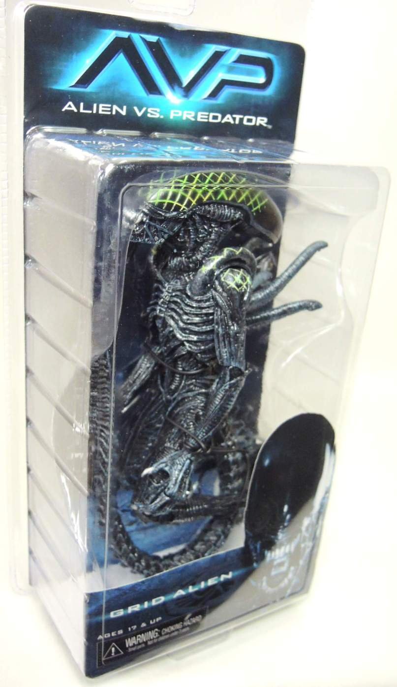 NECA Aliens Series 7 AvP Grid 7-Inch Scale Action Figure - Collectible Alien vs Predator Movie Character Toy for Display & Role Play