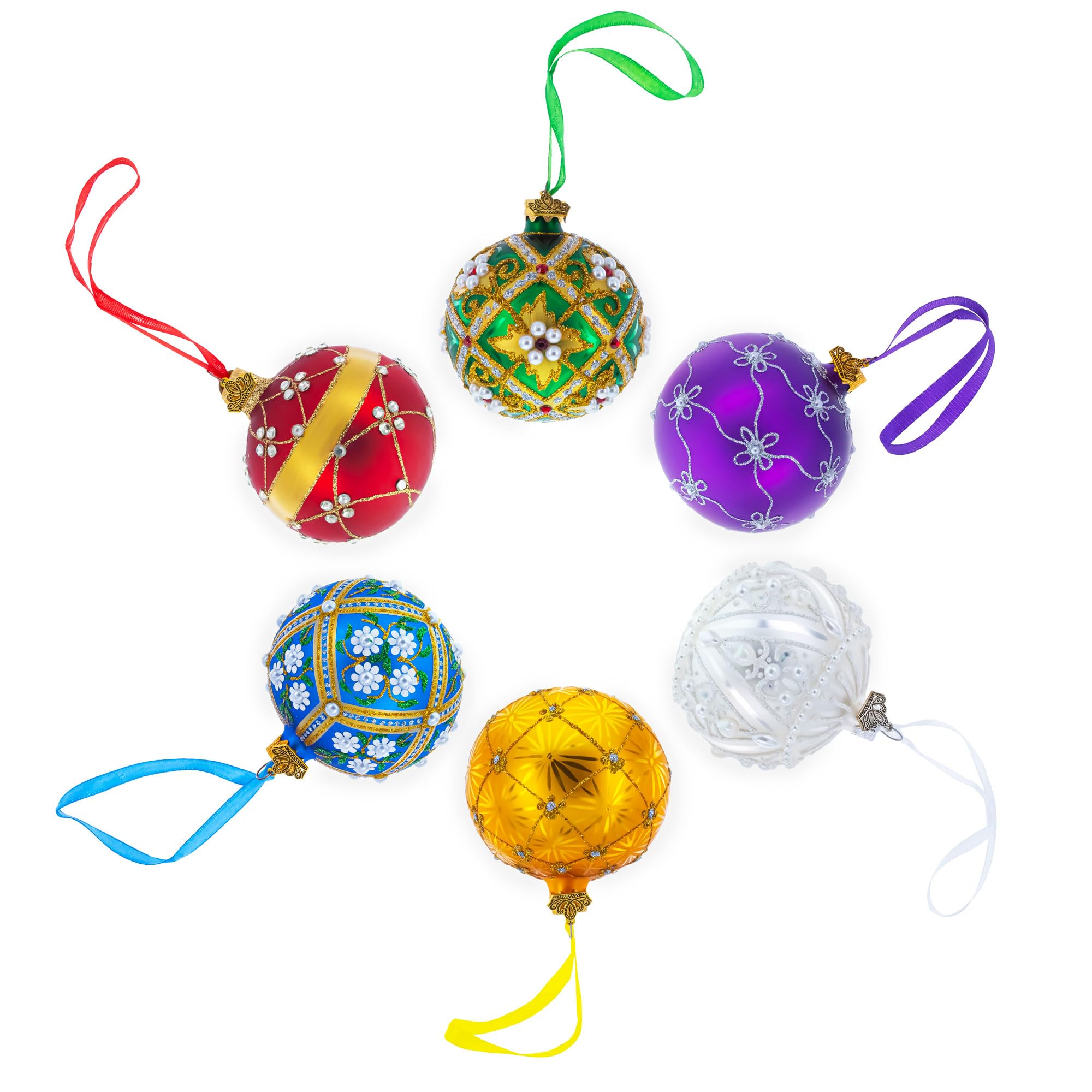 3.25 Inch Castle in Ireland Glass Christmas Ornament - Elegant Holiday Tree Decoration for Home, Office & Gift Giving