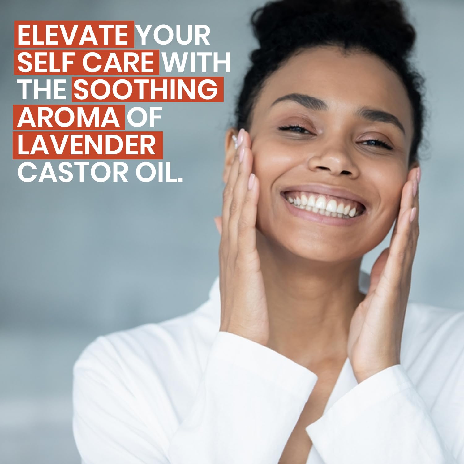 Organic Cold Pressed Haitian Lavender Pure Castor Oil - Hexane Free, Unrefined 1oz - Promotes Hair Growth, Moisturizes Dry Skin, Enhances Eyelashes & Eyebrows - Perfect for Natural Hair Care, Skin Hydration & Beauty Routine (Pack of 1)