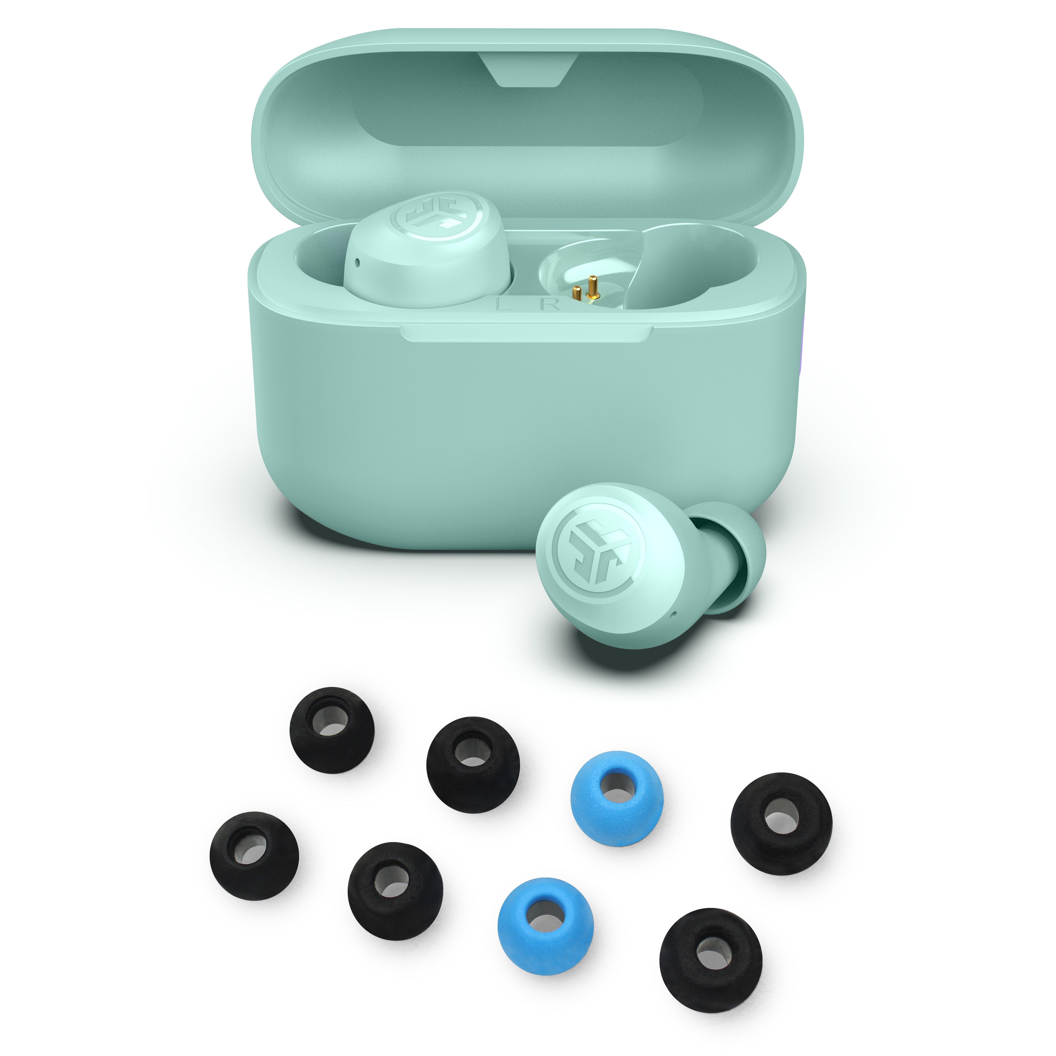 Go Pop+ Cloud Mint & Foam Tips Gift Set for Wireless Earbuds - Perfect for Travel, Workouts, and Noise Isolation
