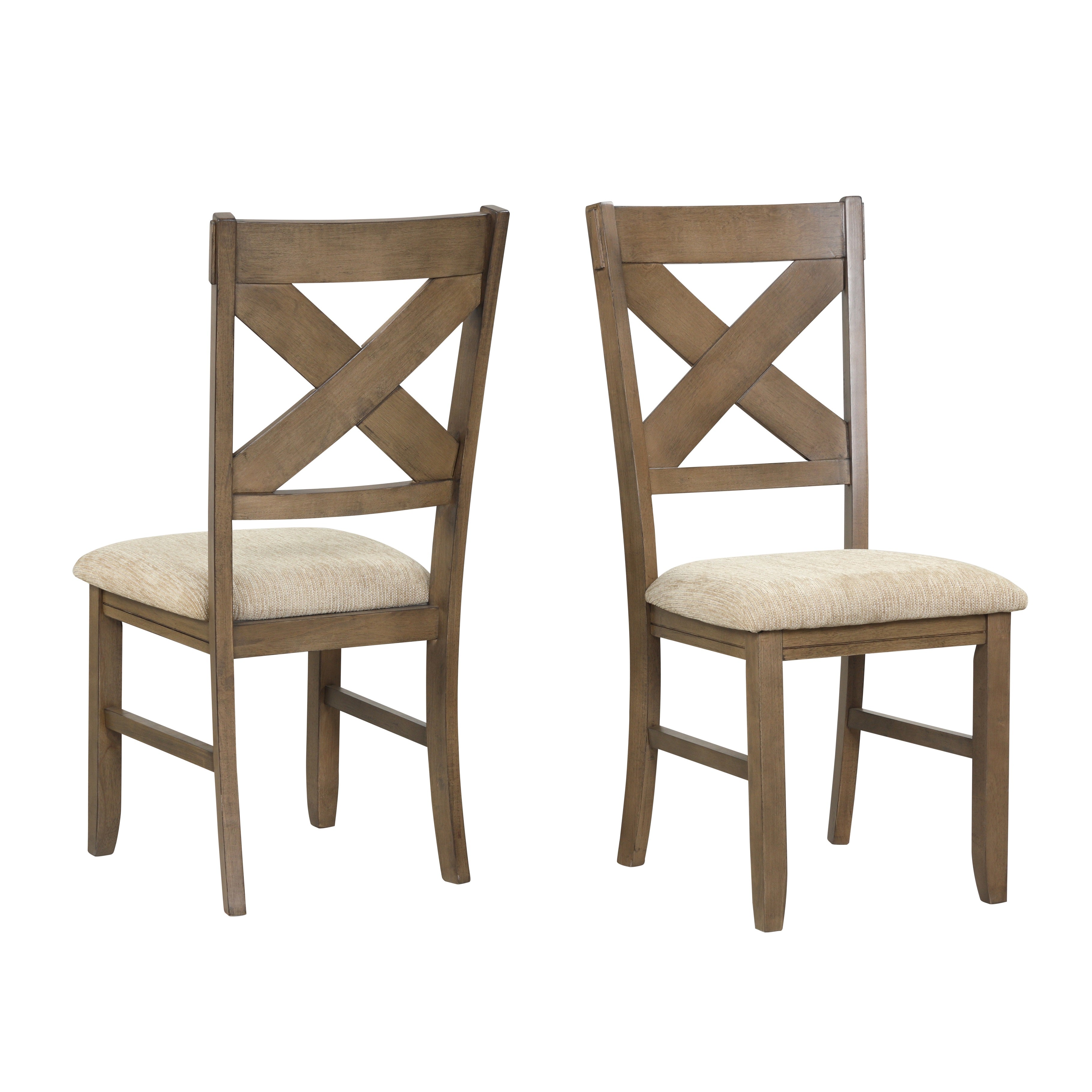 Raven Wood 5-Piece Extendable Trestle Dining Table Set with 4 Chairs in Glazed Pine Brown - Perfect for Kitchen, Dining Room, and Small Space Entertaining