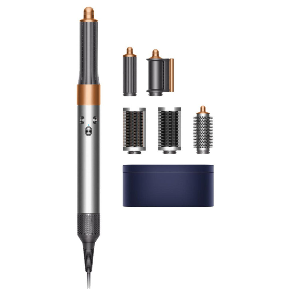 Dyson Airwrap Multi Styler & Hair Dryer Complete Kit (Nickel/Copper) - Certified Refurbished with 1-Year Warranty | HS05 Model | Salon-Quality Styling for Curls, Waves & Smooth Hair at Home