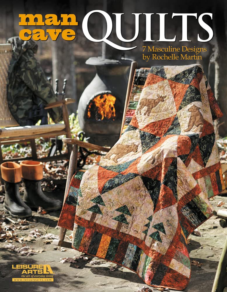 Man Cave Quilts - Cozy & Durable Blankets for Men's Retreat, Game Room & Home Theater - Perfect for Lounging, Movie Nights & Sports Watching