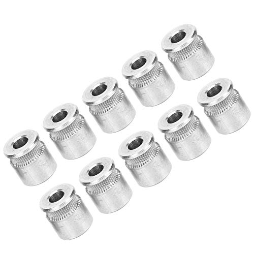 Stainless Steel 5mm Concave Gear - High Precision 3D Printer Parts for Crimping Wheels | DIY 3D Printing Accessories & Repair Components