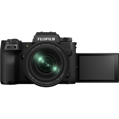 FUJIFILM X-H2 Mirrorless Camera Body (Black) with XF16-80mmF4 R OIS WR Lens Kit - Open Box - Perfect for Travel Photography & Professional Videography