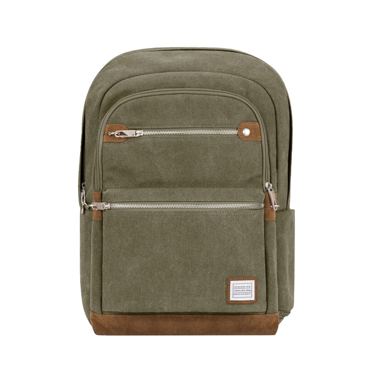Travelon Anti-Theft Heritage Backpack - Secure & Stylish Travel Backpack for Women & Men | RFID Blocking, Cut-Resistant Straps | Perfect for Commuting, Hiking & International Travel