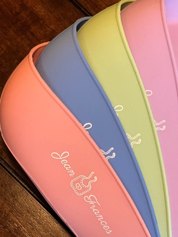 BPA Free Waterproof Silicone Baby Bibs Set of 2 - Soft, Durable & Adjustable Feeding Bibs for Infants & Toddlers - Perfect for Mealtime, Snacks & Messy Play
