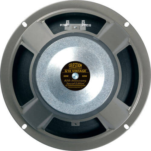 Celestion G10 Vintage 16 Ohm 10-Inch 60W Guitar Speaker - T5381 - Perfect for Blues, Rock & Vintage Amp Tones
