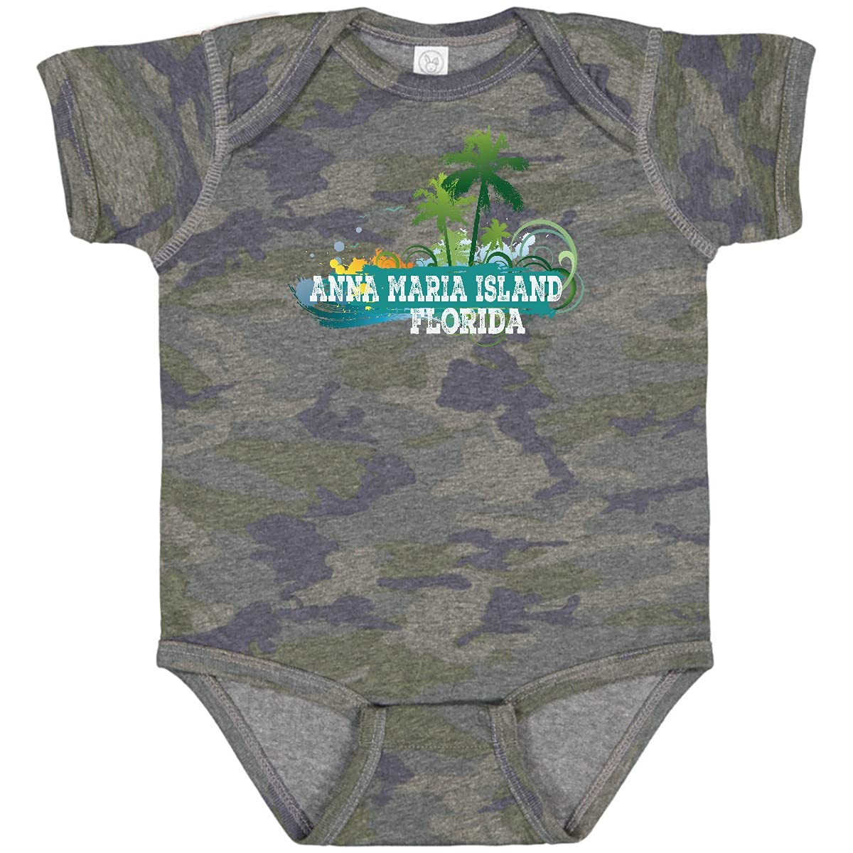 Inktastic Anna Maria Island Florida Baby Bodysuit - Soft Cotton Onesie for Newborns & Infants - Perfect Beach Vacation, Family Photos & Everyday Wear