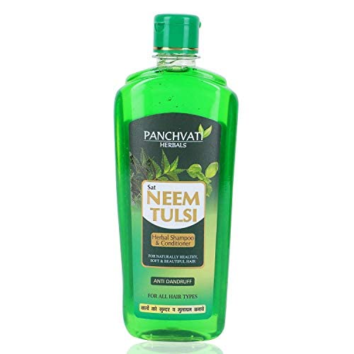 **Panchvati Hair Protection Kit - 100ml Ayurvedic Hair Oil & 450ml Neem Tulsi Shampoo for Dry, Damaged Hair | Natural Hair Growth & Scalp Care | Perfect for Daily Use & Hair Repair**