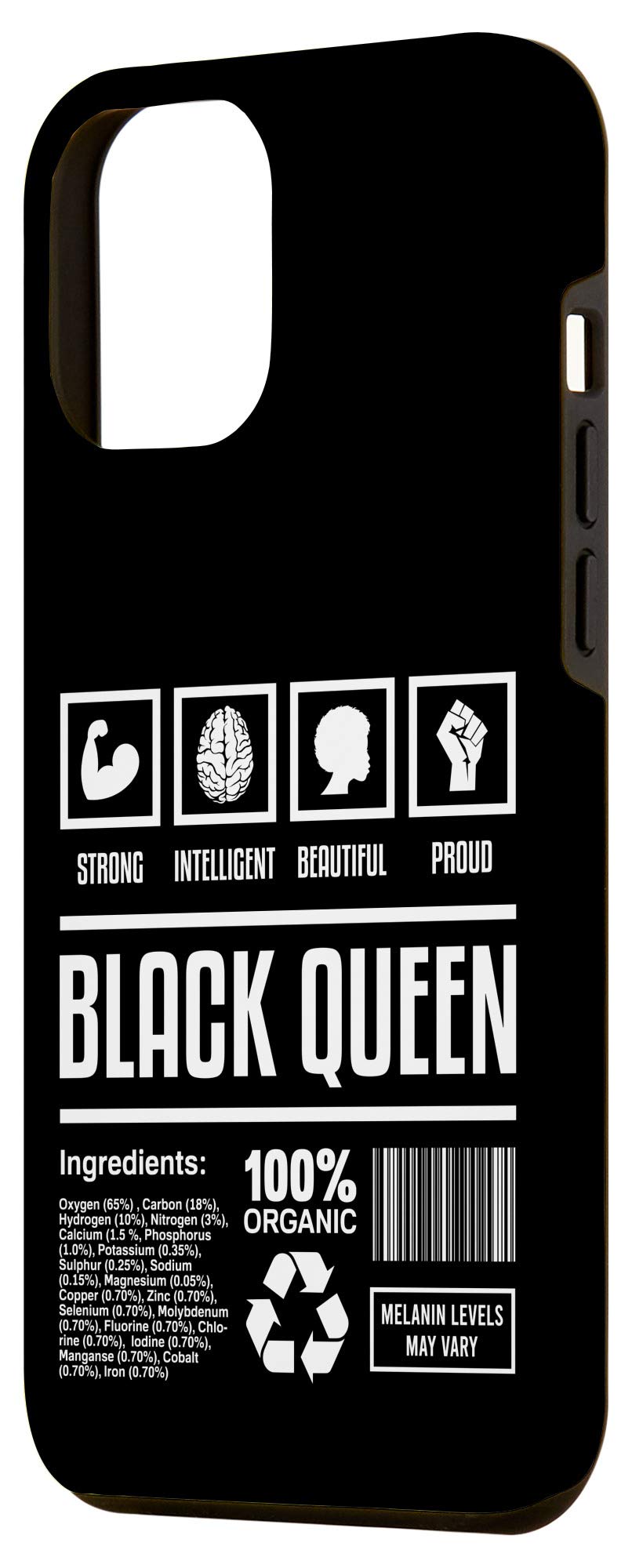 iPhone 12 Pro Max Case - Premium Black Queen Design | Afro American Gifts | Black Girl Magic Phone Cover | Perfect for Everyday Protection & Style