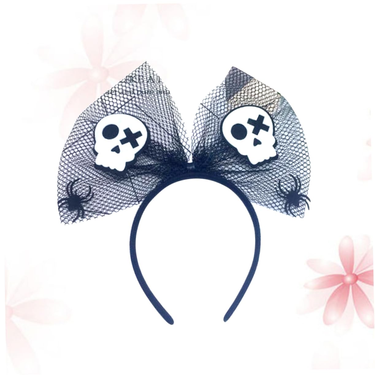 FRCOLOR 4 Pack Halloween Headbands for Women & Kids - Mesh Hair Hoop Accessories for Costume, Cosplay, Party & Gift - Cute Hair Bands for Halloween, Christmas, Birthday & Daily Wear