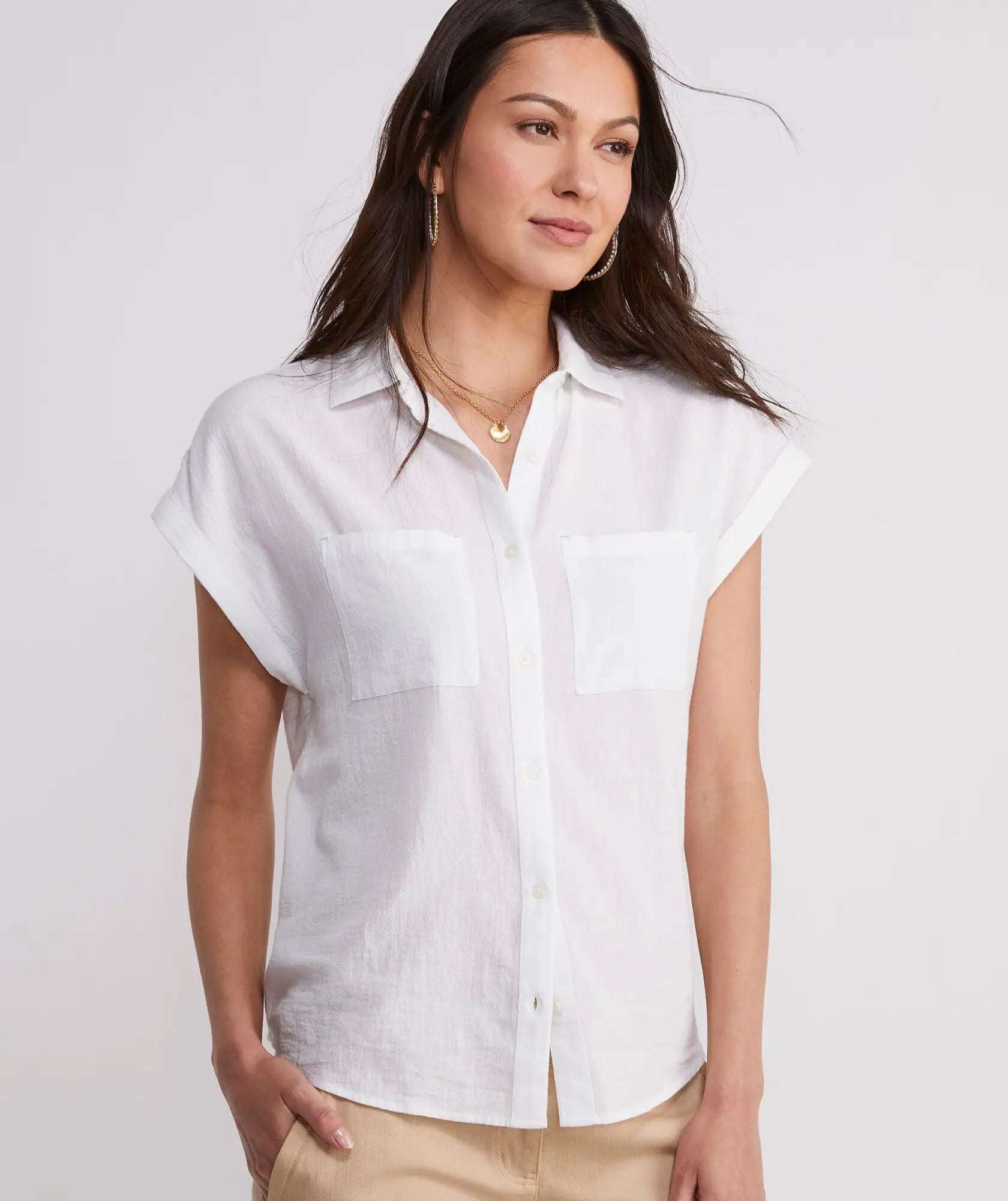 Lightweight Short Sleeve Button Down Shirt for Men - Breathable Casual Summer Wear for Office, Travel & Outdoor Activities