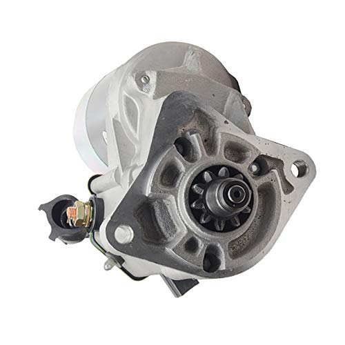 RAREELECTRICAL New 12V 10-Tooth Starter Motor Replacement for Tennant Sweeper 2.7L Diesel Engine (1985-1991 Models) - OEM Part #1280001780 - Perfect for Industrial Cleaning Equipment Maintenance