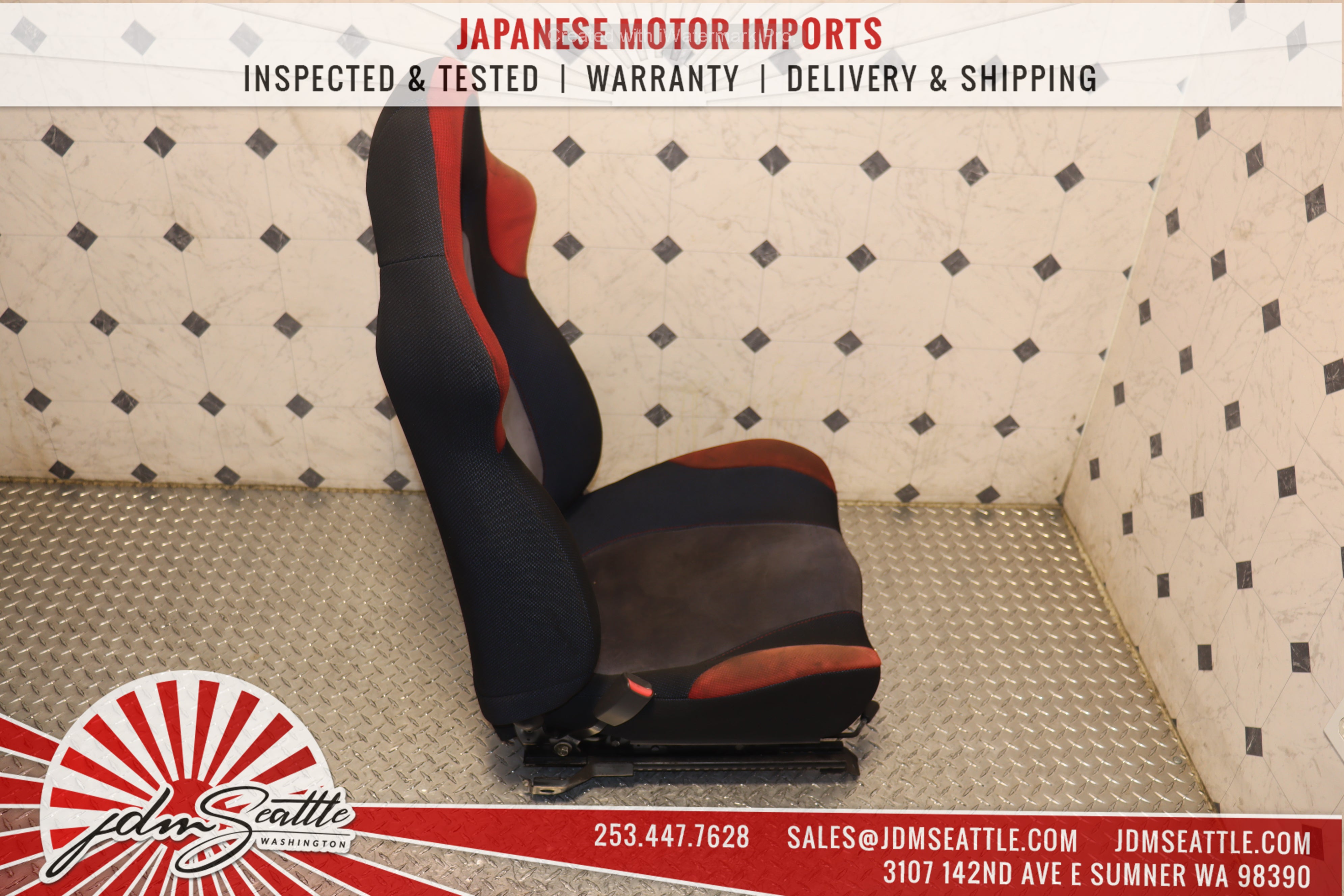 JDM 99-02 Subaru Impreza WRX GC8 STI Front Left & Right Seats - Perfect for Racing & Car Restoration Projects