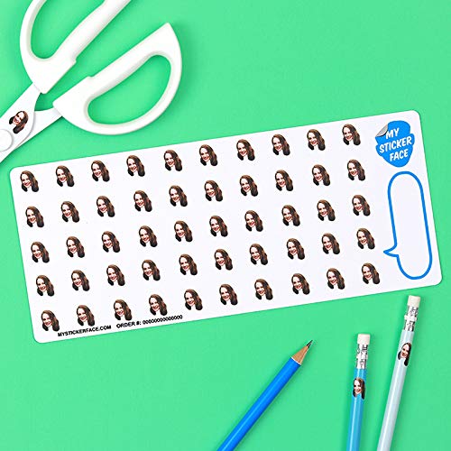 Custom Face Stickers - Personalized Pet Stickers (3 Sheets) for Gifts & Scrapbooking