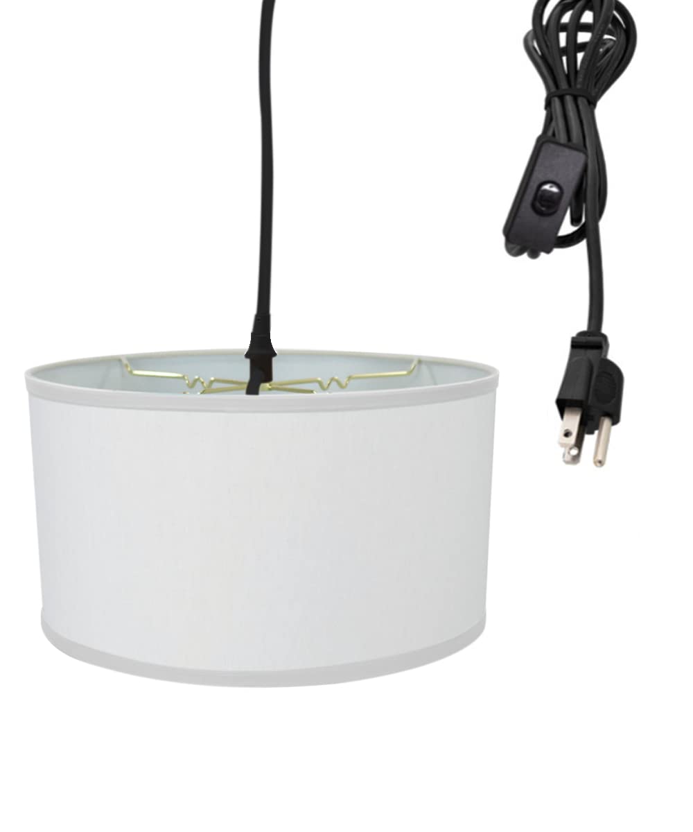 1 Light Swag Plug-in Pendant Lamp with 18