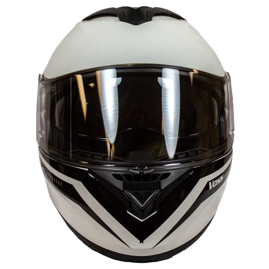 VOSS 580 Conquest Modular Motorcycle Helmet - DOT Approved, Lightweight & Comfortable for Touring, Cruising & Long Rides