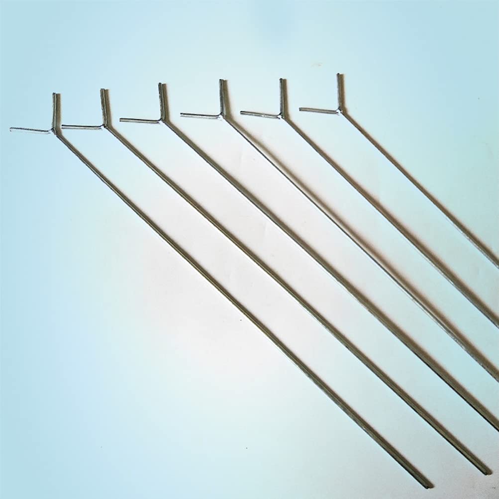 DOITOOL 5-Pack Heavy Duty Y-Shaped Fishing Rod Holder - Steel Ground Plug Bracket for Beach, Surf, and Shore Fishing - Portable Fishing Pole Stand with Spikes for Sand, Dirt, and Grass - Ideal for Saltwater, Freshwater, and Kayak Fishing Accessories