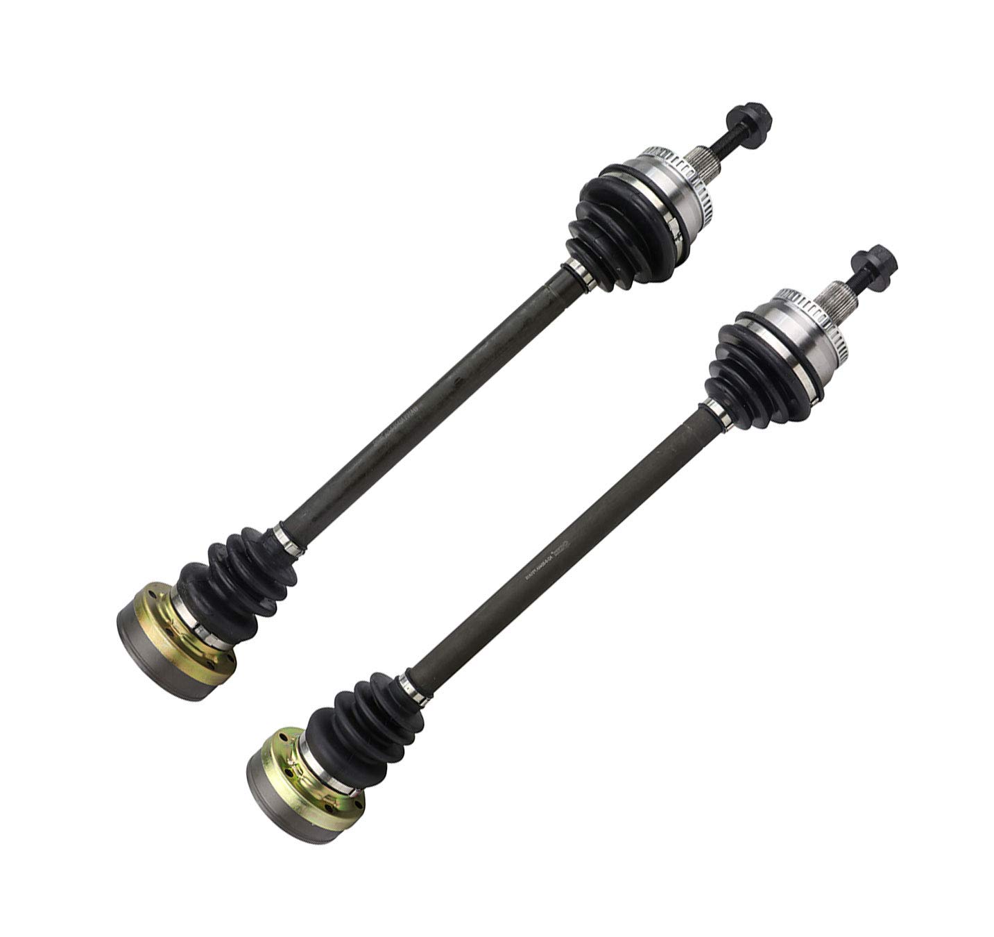Bodeman - 2PC Front CV Axle Half Shaft Assembly Compatible with 1996-2001 Audi A4 Quattro V6 Manual Transmission - Perfect for CV Joint Repair & Drivetrain Maintenance