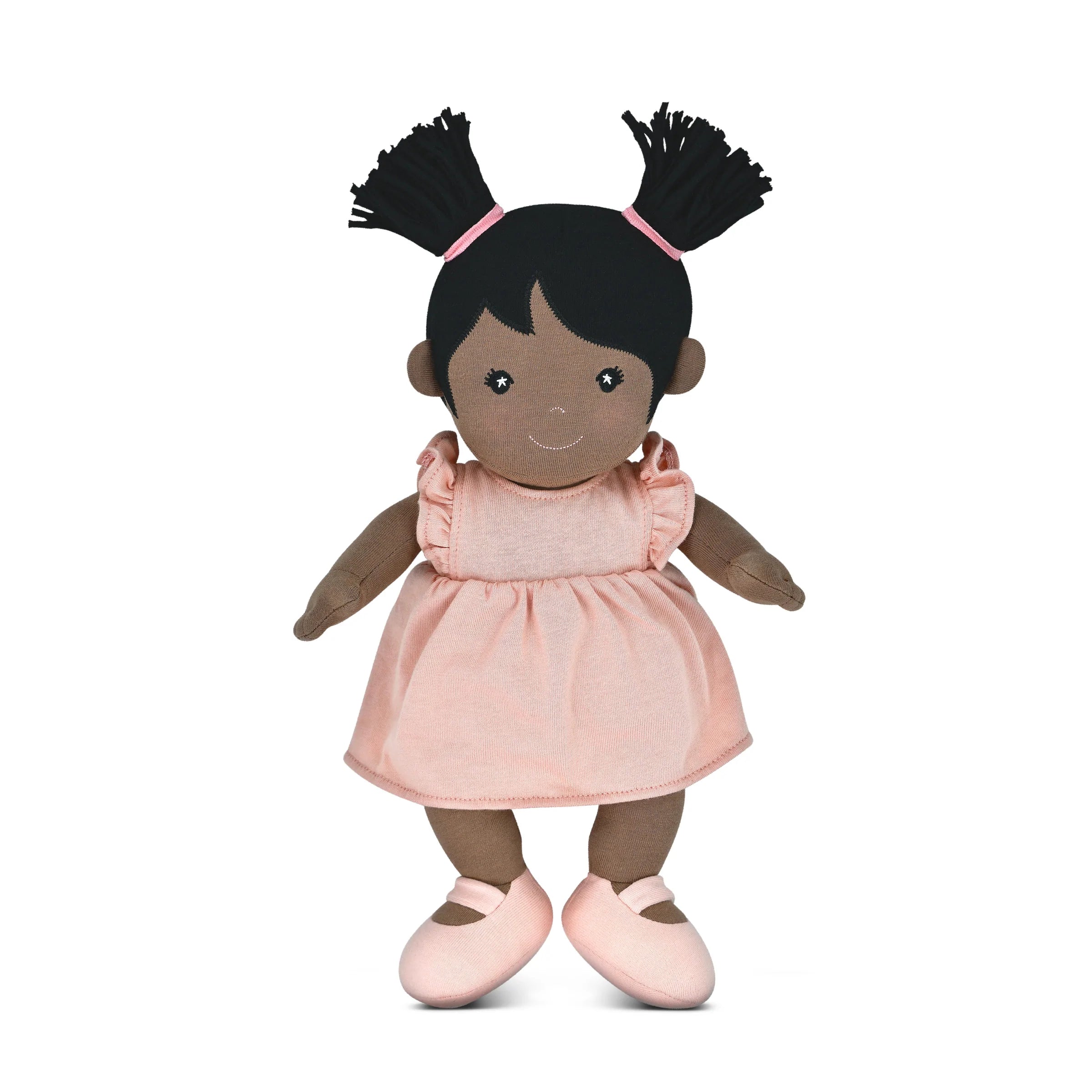 Apple Park Best Friend Mia Plush Toy in Dusty Rose - Cute Stuffed Animal Gift for Kids, Girls & Collectors | Perfect for Bedroom Decor, Birthday Presents & Comfort Companions