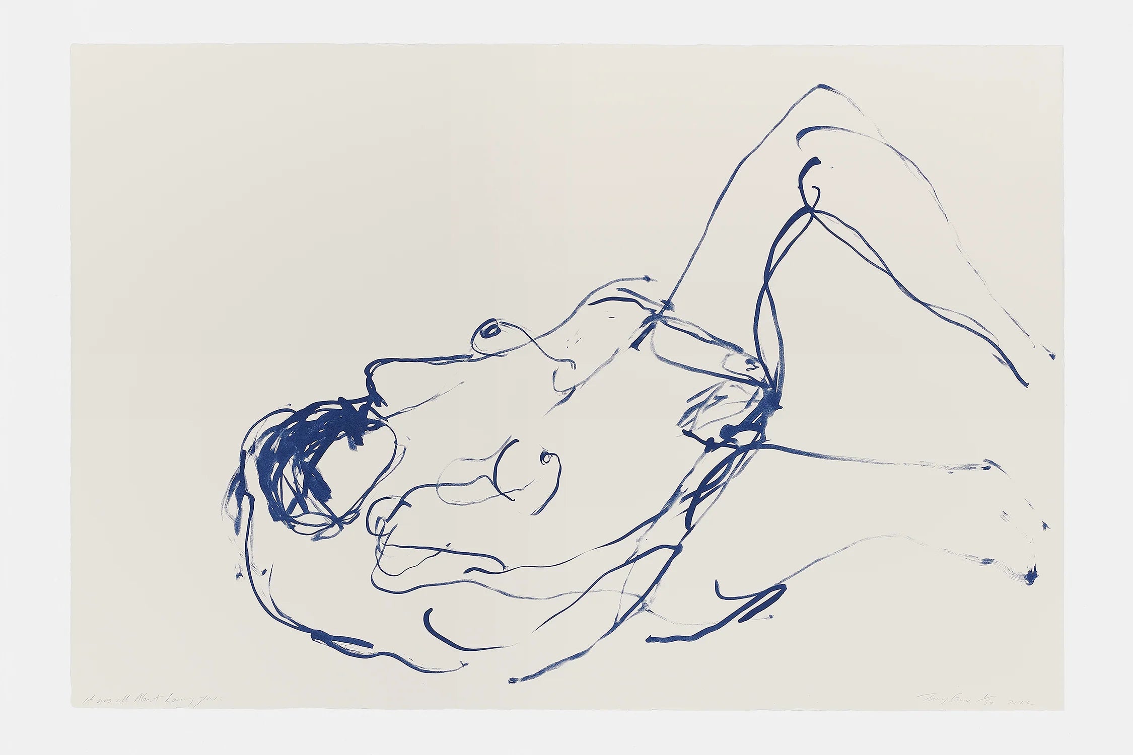 Tracey Emin 'It Was All About Loving You' Art Print - Romantic Wall Decor for Home, Bedroom & Office