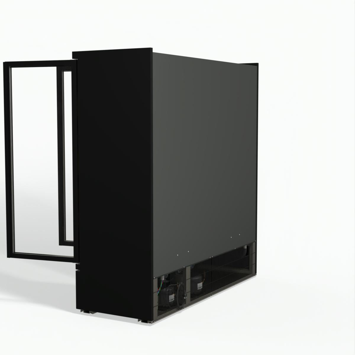 AG Supermarket 3-Door Upright Display Freezer FSB1500 - Commercial Refrigerator for Grocery Stores, Restaurants & Convenience Stores
