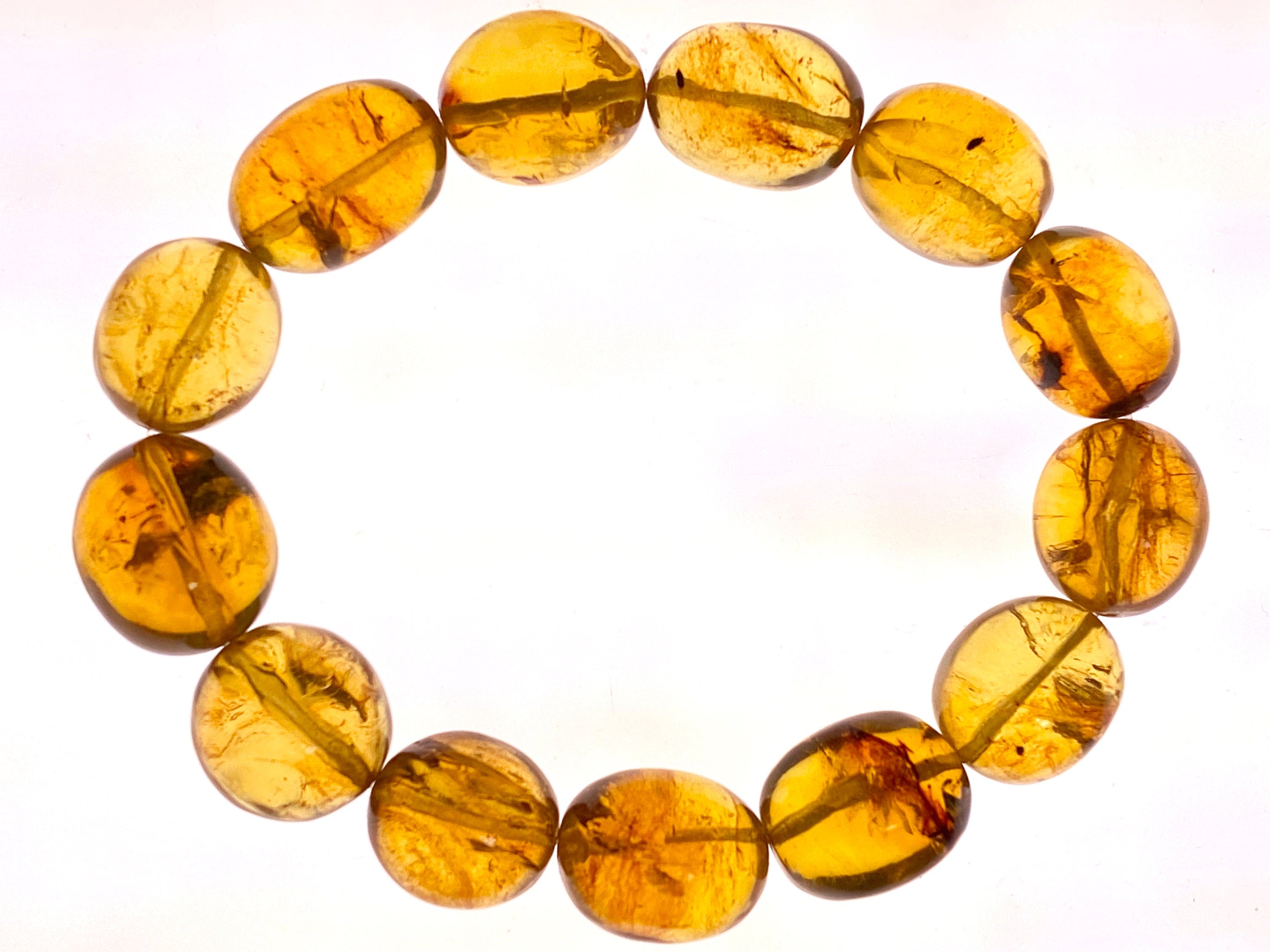 Authentic Mexican Amber Crystal Beaded Bracelet – Handmade Healing Jewelry with Natural Stones for Women | Perfect for Meditation, Energy Balancing & Spiritual Wellness