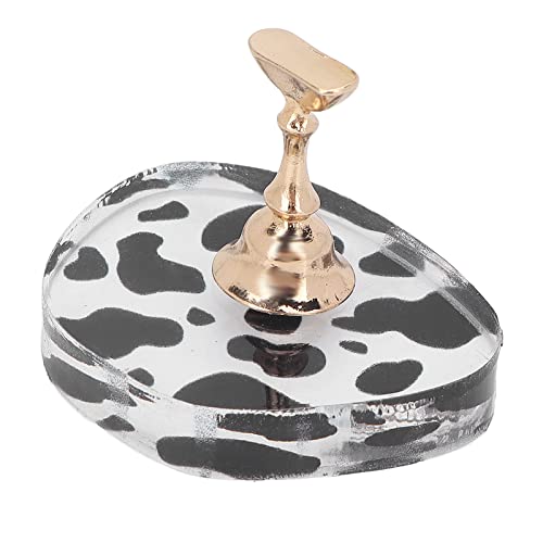 Professional Gold Magnetic Nail Tip Practice Stand - Acrylic Nail Display Holder for Nail Art Training, Salon Practice & Beginner Learning - Perfect for Nail Technicians, Students & DIY Enthusiasts at Home or Beauty Salons