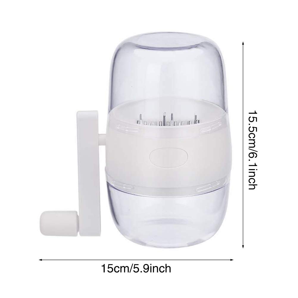 Premium Hand Crank Food Chopper & Nut Grinder - Multi-Function Kitchen Tool for Walnuts, Pecans, Almonds & All Nuts - Perfect for Making Toppings, Salads & Baking Ingredients (Ideal for Home Chefs & Meal Prep)