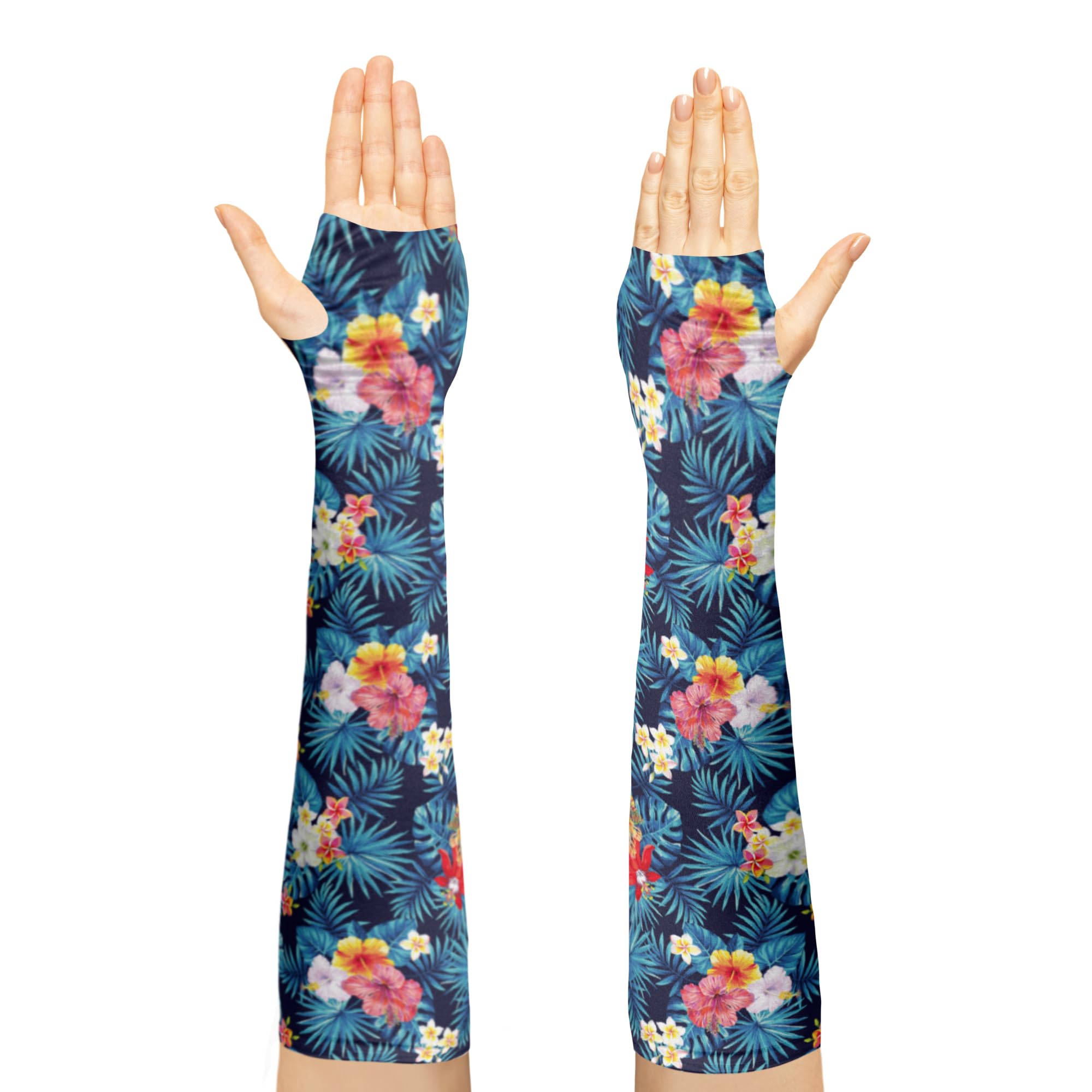Gardening Arm Sleeves for Women & Men - UV Protection Sun Sleeves with Thumb Hole - Perfect for Farming, Outdoor Work & Sun Safety