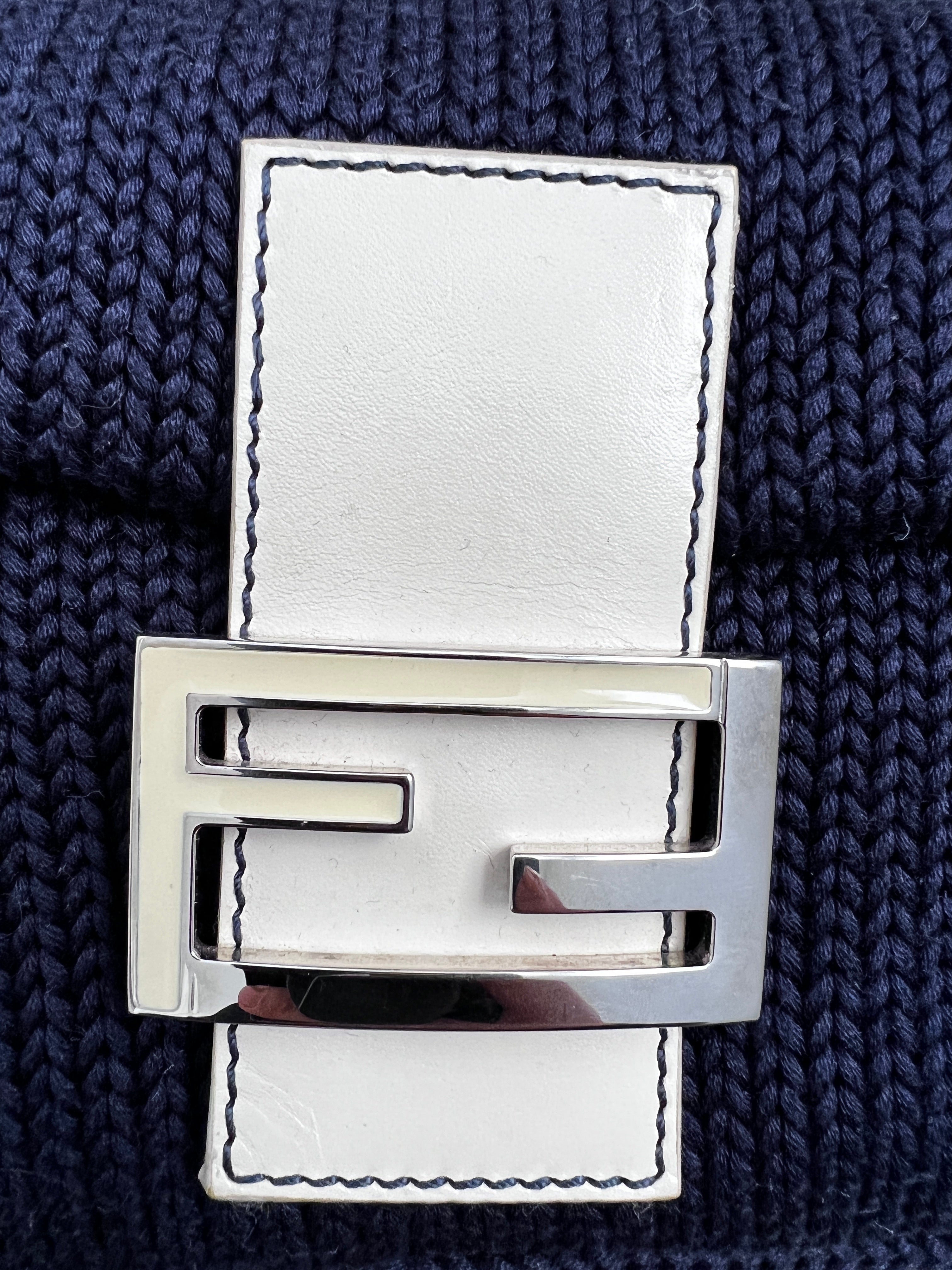 Fendi Envy Wool Knitted Baguette Bag - Luxury Designer Handbag for Women, Perfect for Parties, Work & Everyday Use