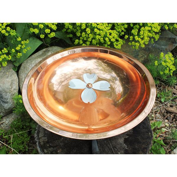 Beautiful Handcrafted Dogwood Birdbath for Garden - Attract Wild Birds with Natural Wood Outdoor Bird Feeder | Perfect for Backyard, Patio & Wildlife Garden Decor