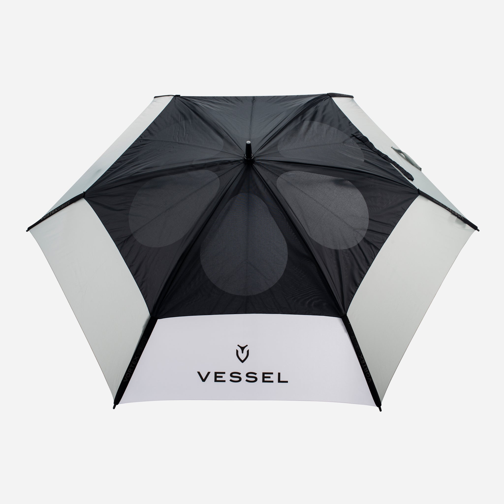 Premium VESSEL Vortex Golf Umbrella - Windproof & Waterproof Large Golf Umbrella with UV Protection - Perfect for Golfing, Outdoor Events & Rainy Days
