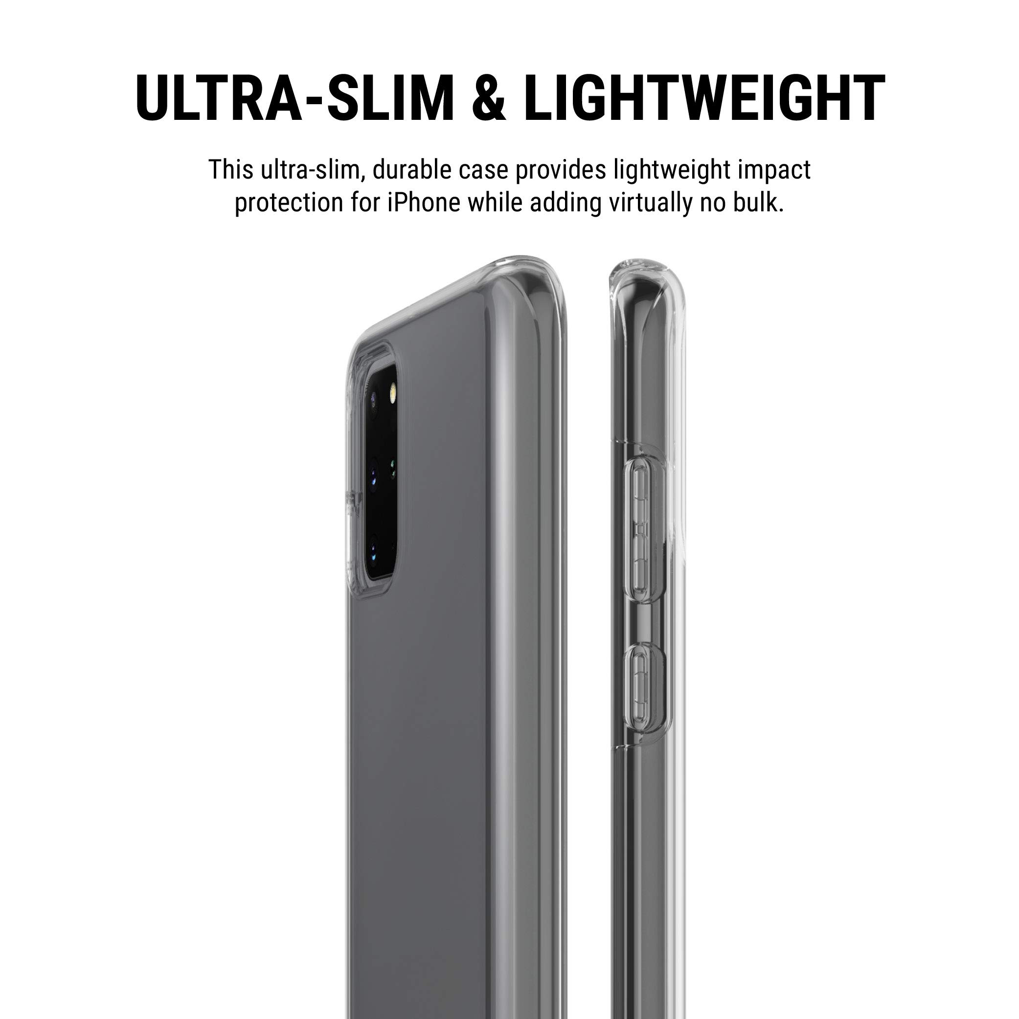 Incipio DualPro Protective Case for Samsung Galaxy S20+ - Shockproof & Scratch-Resistant Clear Cover - Perfect for Everyday Use, Work & Travel