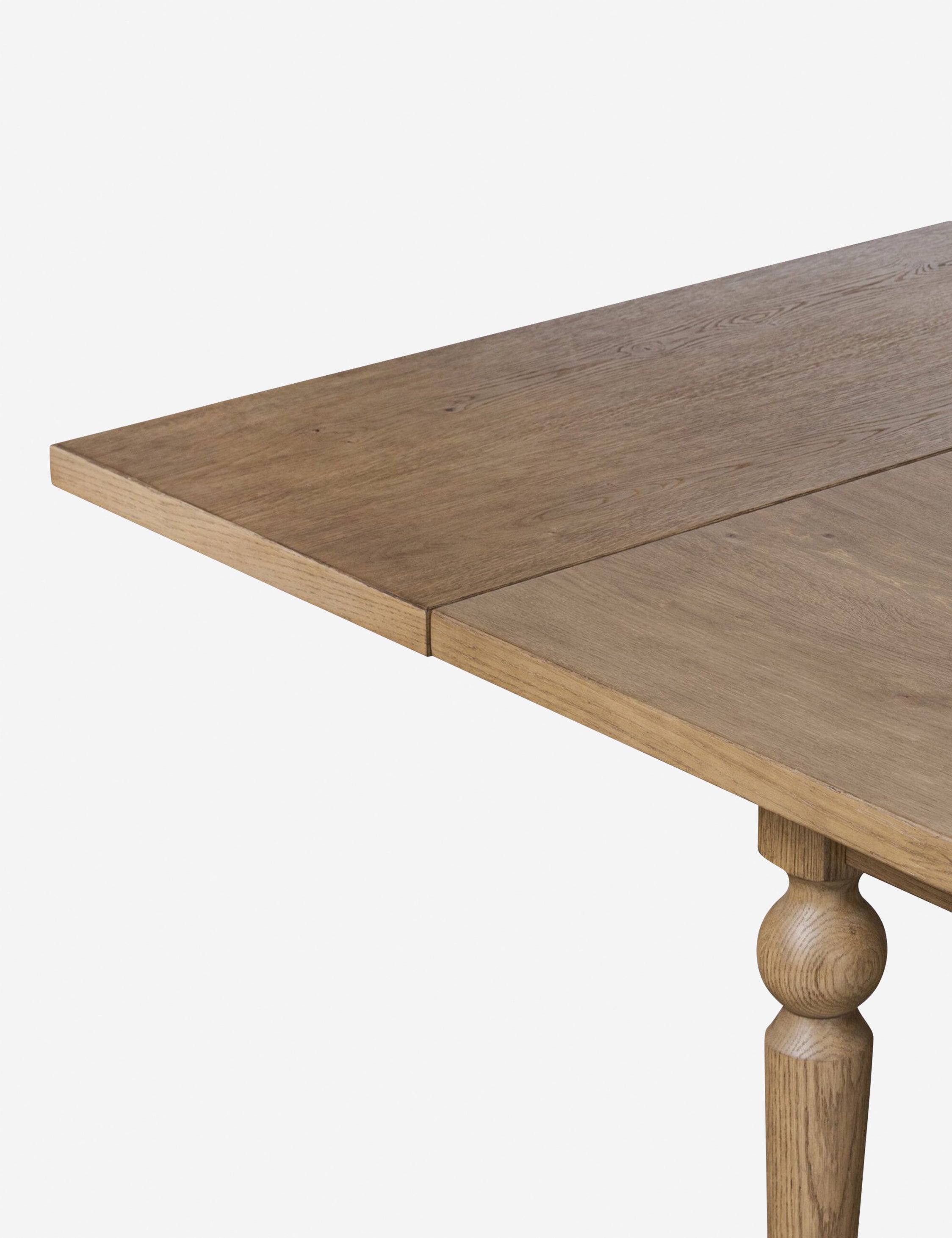 Extendable Dining Table for 6 to 10 People - Solid Wood Expandable Kitchen Table with Butterfly Leaf - Perfect for Small Spaces & Dinner Parties