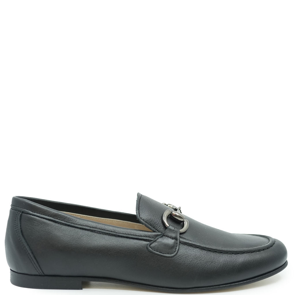 Spain+Co Genuine Black Leather Buckle Dress Shoes for Men - Classic Formal Oxfords for Business, Office & Wedding Occasions